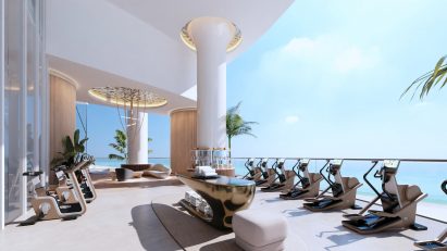 Bentley Residences balcony rendering