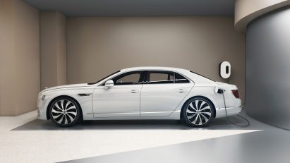 Bentley Residences car elevator in garage
