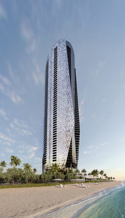 Bentley Residences from the beach