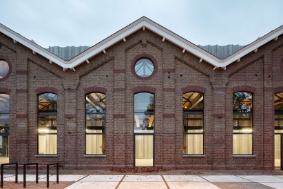 Exterior of a converted warehouse in Utrecht