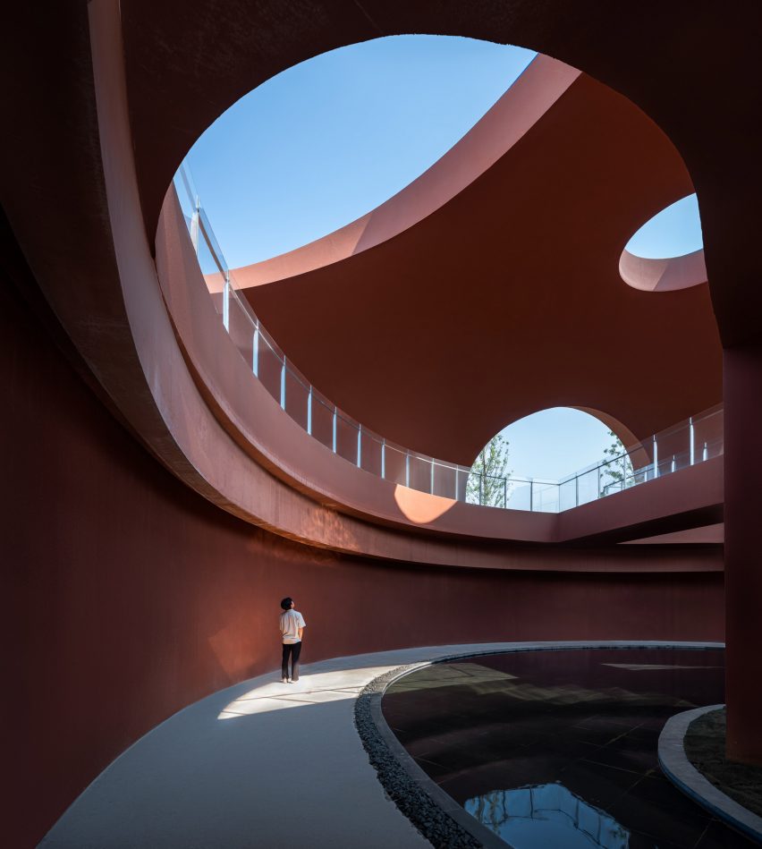Interior of Chaohu Natural and Cultural Centre by Change Architects