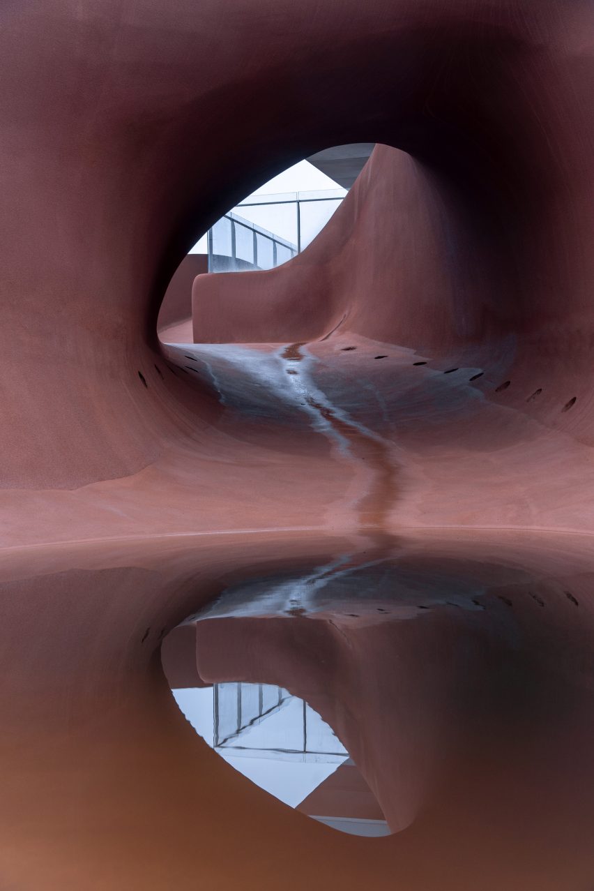 Interior of Chaohu Natural and Cultural Centre by Change Architects