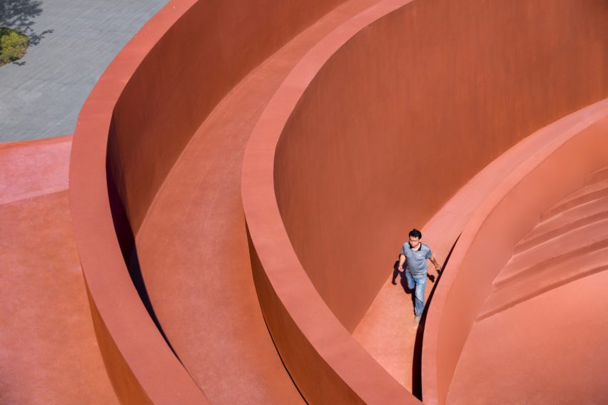 Exterior of Chaohu Natural and Cultural Centre by Change Architects