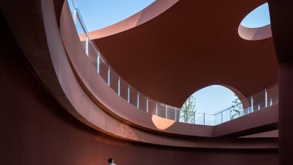 Interior of Chaohu Natural and Cultural Centre by Change Architects