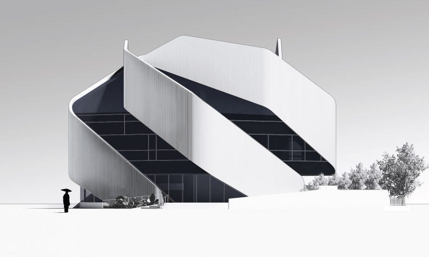 Exterior 3D model of the 010 Building by Clouds AO