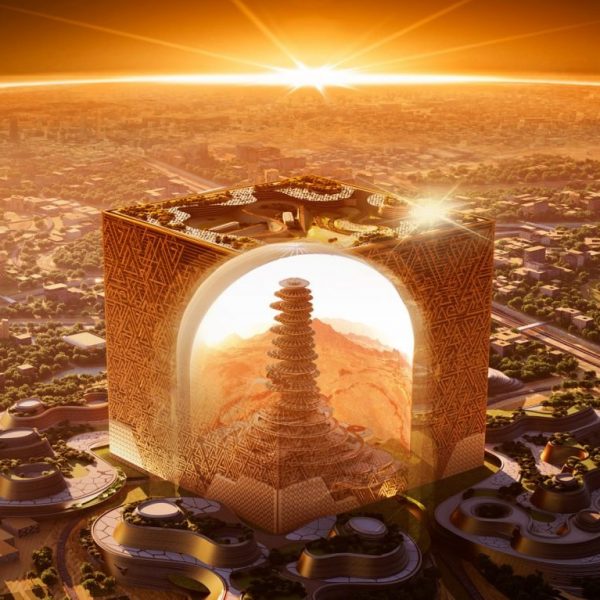Mukaab Murabba Riyadh cube skyscraper