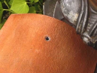 Ceramic italian roof tile solar panel