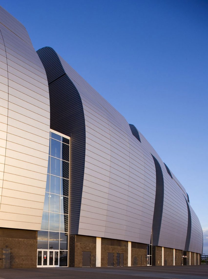 State farm stadium close up