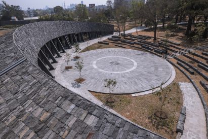 Stone forum in Mexico city Park