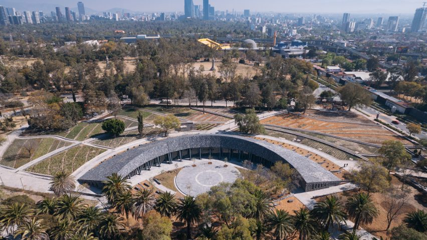 Stone pavilion Chapultepec