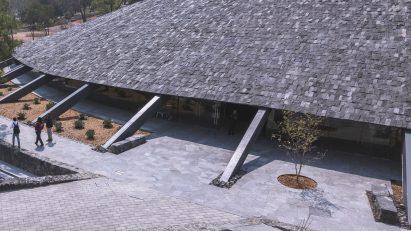 mexico city stone pavilion