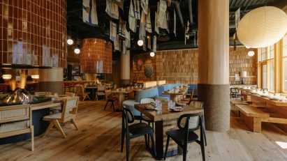 Cabin-like Japanese restaurant in Banff