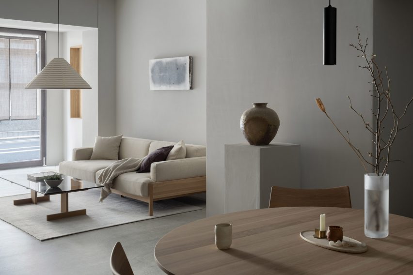Front room of Karimoku Commons Kyoto