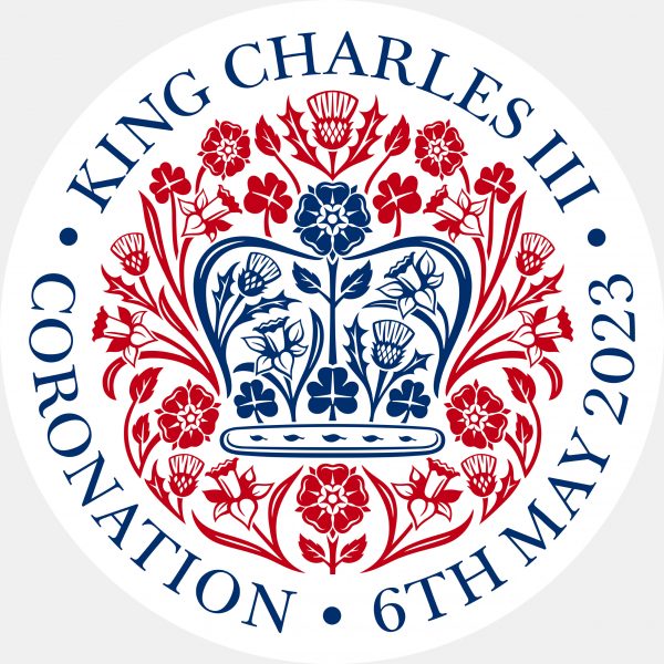 Coronation logo of King Charles III designed by Jony Ive