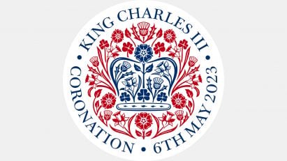Coronation logo of King Charles III designed by Jony Ive