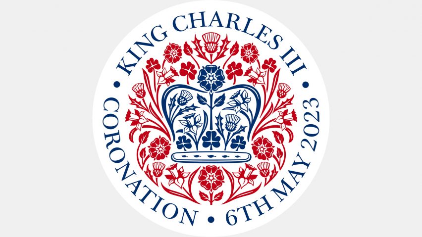 Coronation logo of King Charles III designed by Jony Ive