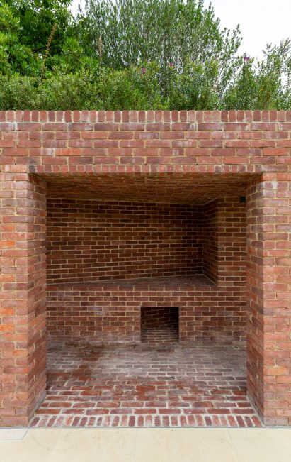 Square opening of Kent pool house by Knox Bhavan