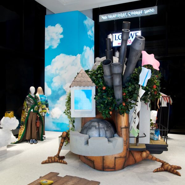 Loewe and Studio Ghibli collaboration at Selfridges Corner Shop