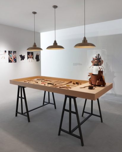 Table showing elements used to create Loewe Howl's Moving Castle bag
