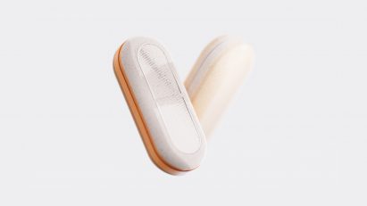 Two white Luma pills