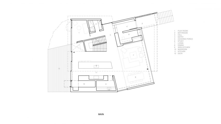 Main floor plan