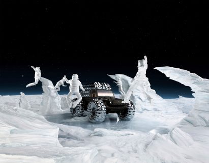 Puffer jacket inspired car