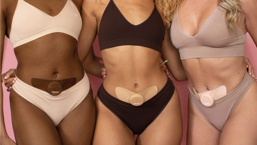 Myoovi is a wearable device designed to alleviate period pain