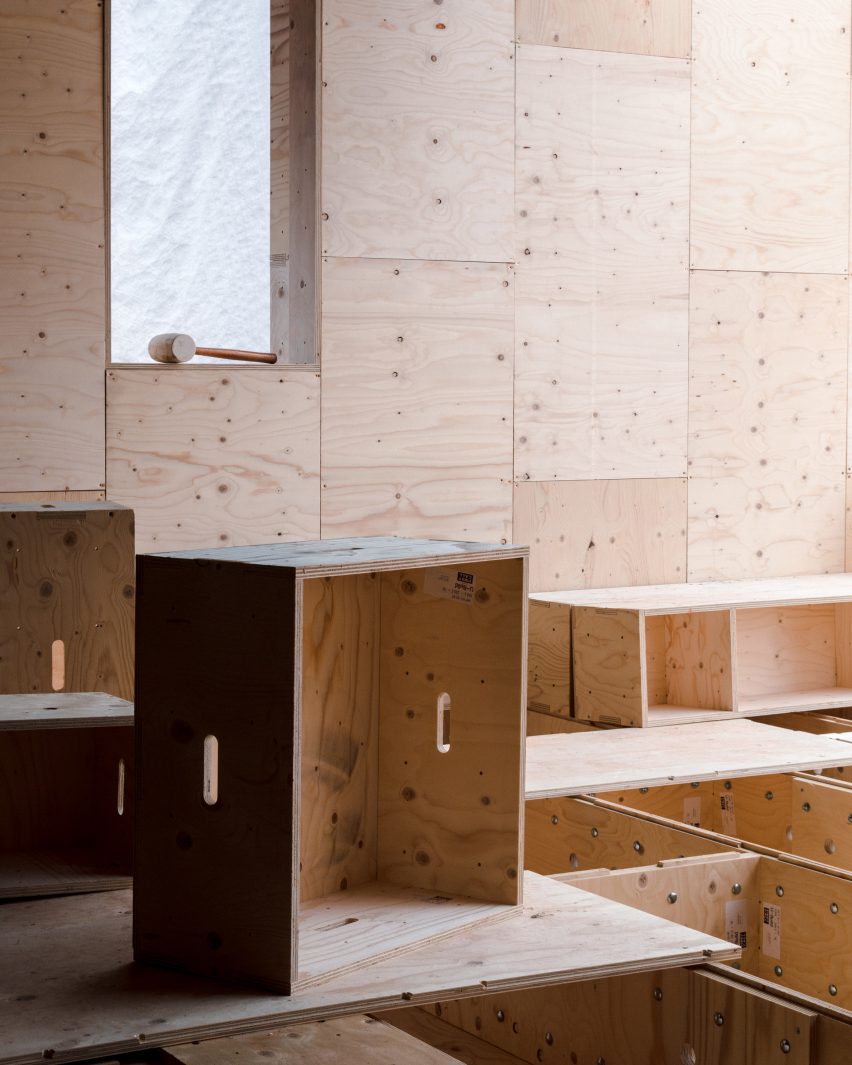 Construction of Nest House by Studio Bark