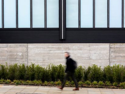 Exterior of music venue in Manchester