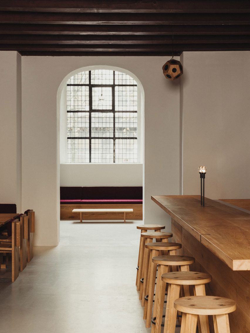 Nikolaj Kunsthal cafe by MEE Studio in Copenhagen