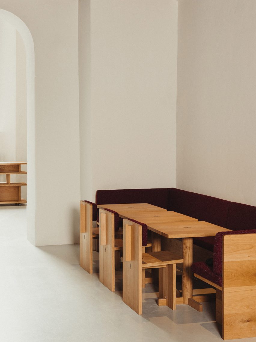Nikolaj Kunsthal cafe by MEE Studio in Copenhagen