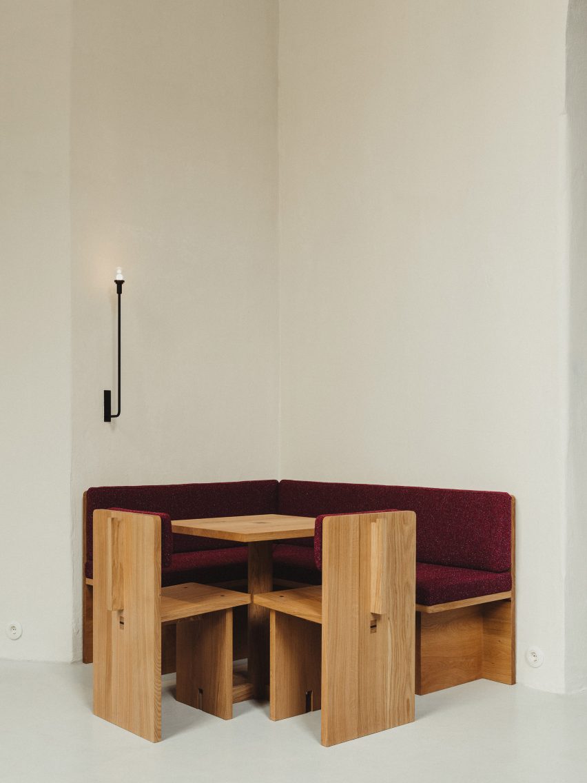 Nikolaj Kunsthal cafe by MEE Studio in Copenhagen