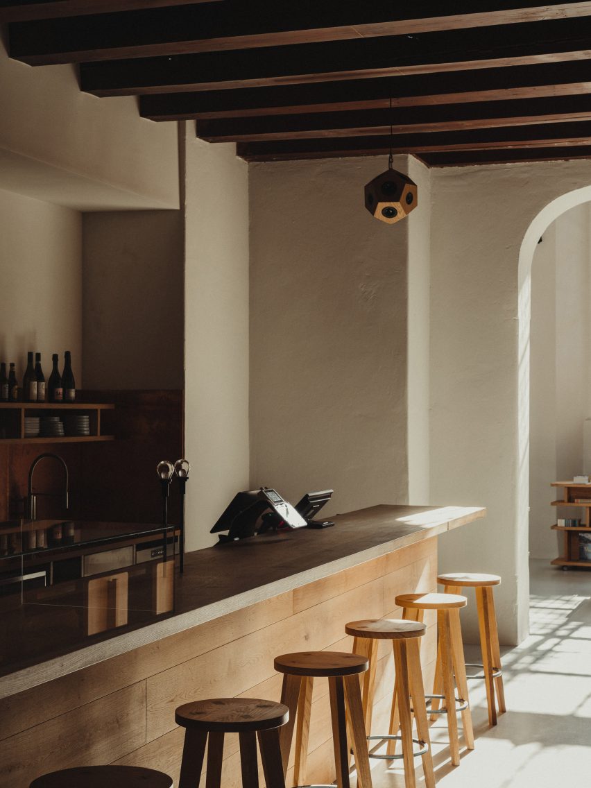 Nikolaj Kunsthal cafe by MEE Studio in Copenhagen