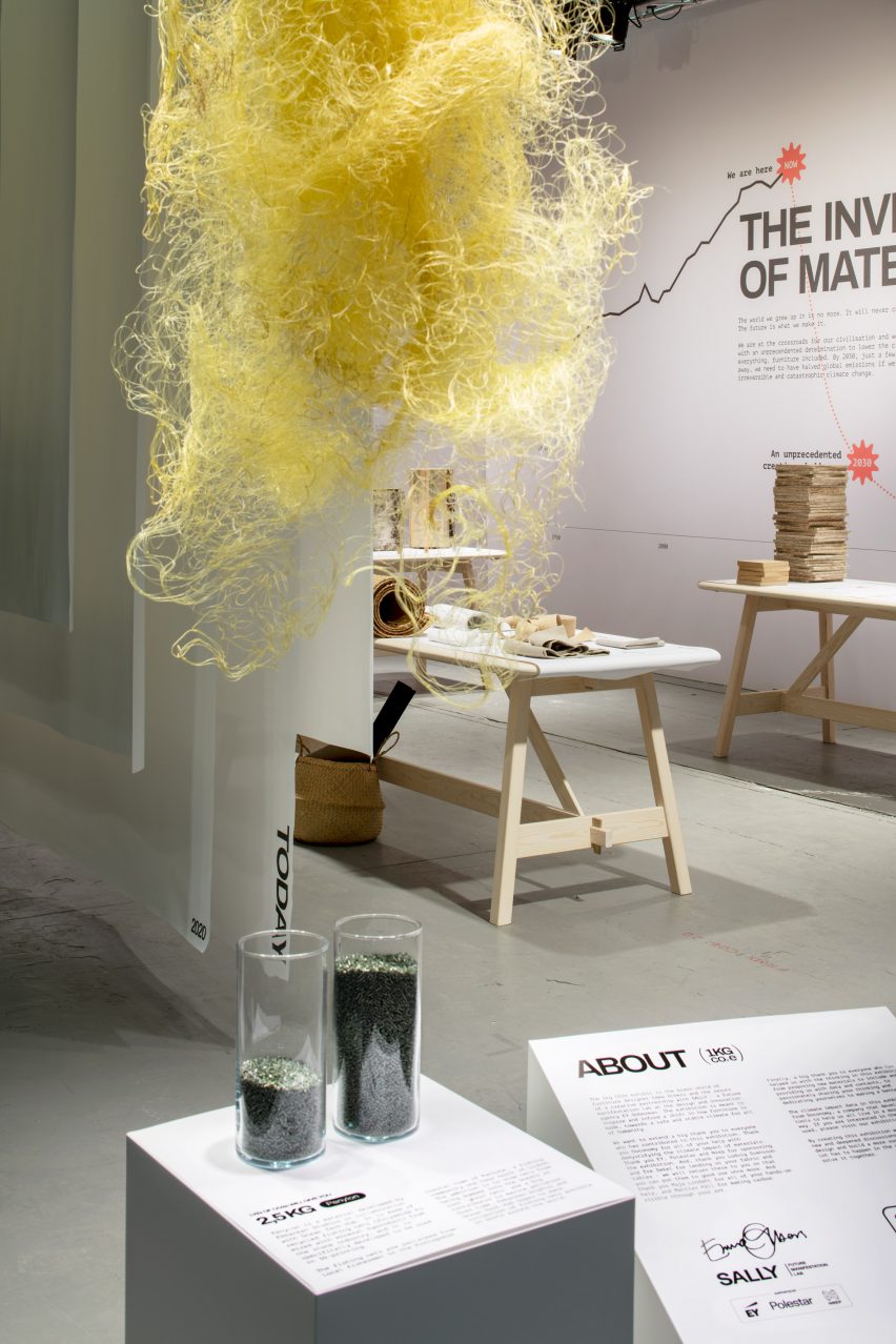 Fishnet materials at Stockholm Furniture Fair