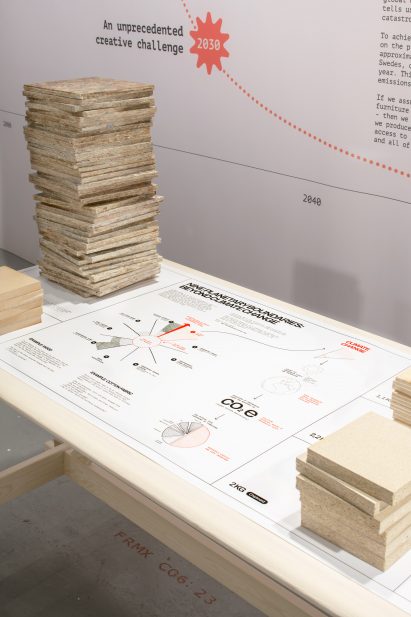 Display case at Now or never exhibition