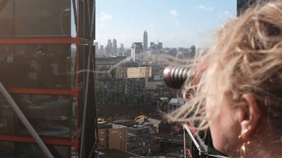 Artist's binoculars let Tate Modern visitors look inside RSH+P's Neo Bankside