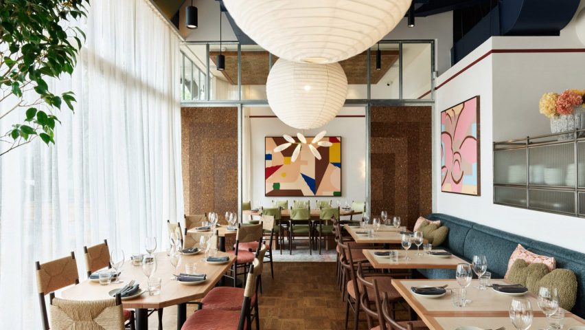 Interior of RAFI restaurant in Sydney, designed by Luchetti Krelle