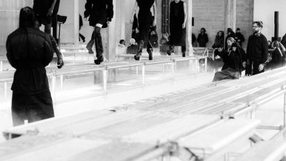 Photo of the Rick Owens show