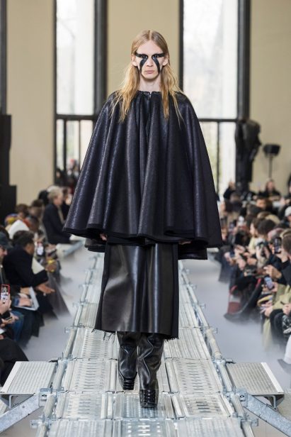 Photo of a model at Rick Owens