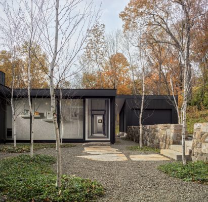 Residential glass boxes in Connecticut