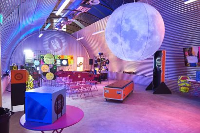 Travelling pop-up installation for night-shift workers called The Night Club