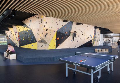 Bouldering wall
