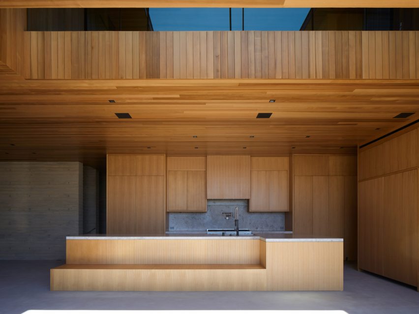 Laney Scalloped concrete house