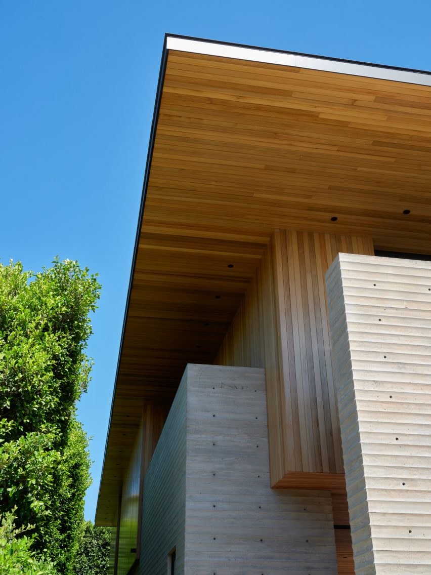 Laney Scalloped concrete house