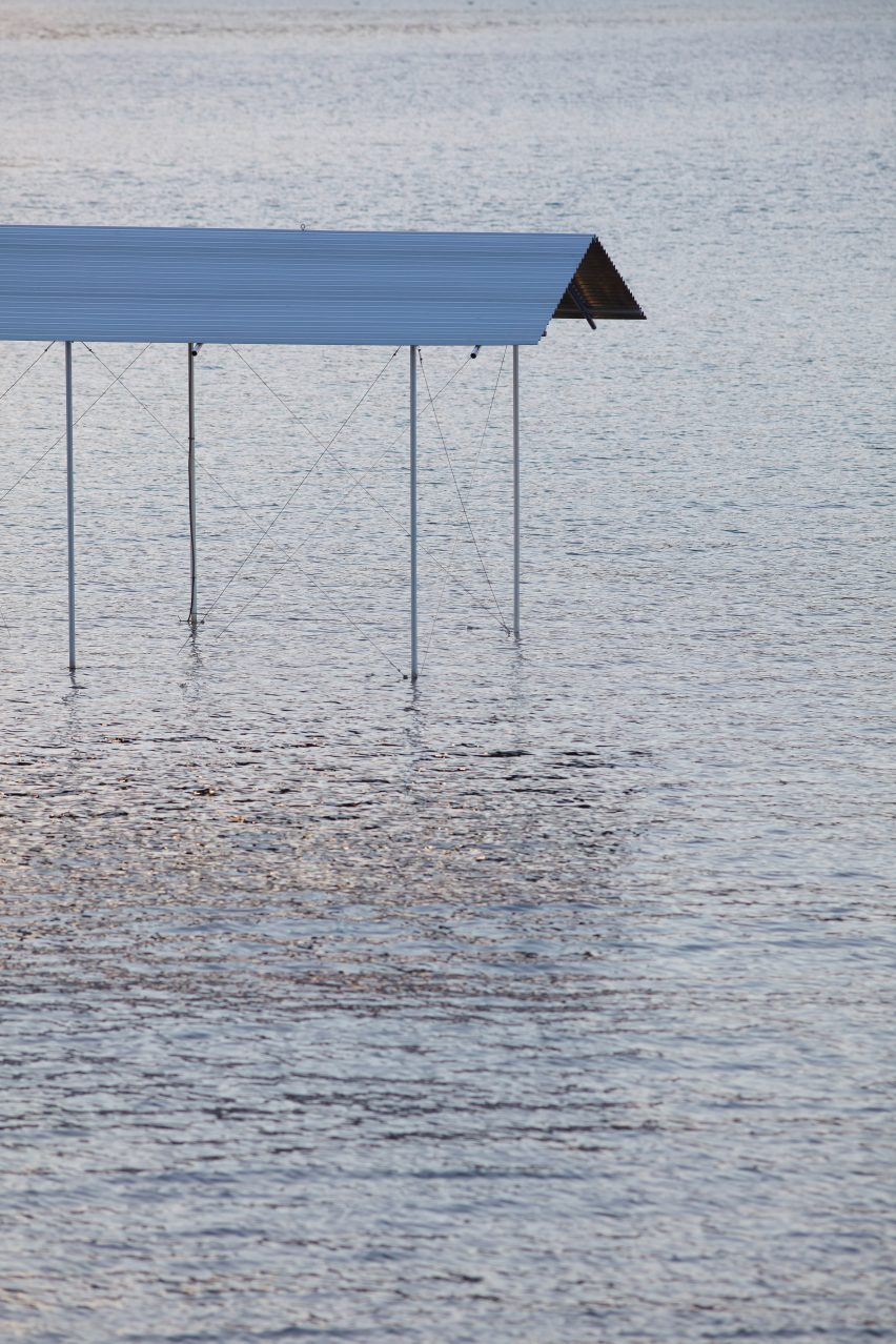 Shelter installation by Daniel Rybakken in Stockholm