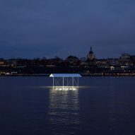 Shelter installation by Daniel Rybakken in Stockholm