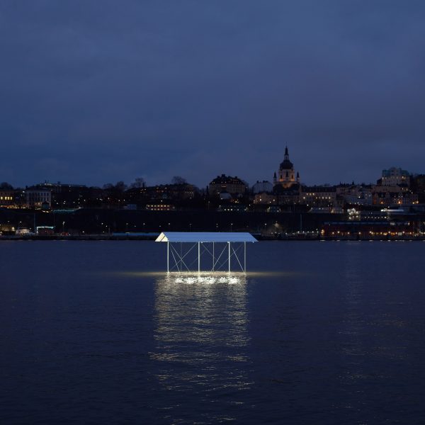 Shelter installation by Daniel Rybakken in Stockholm