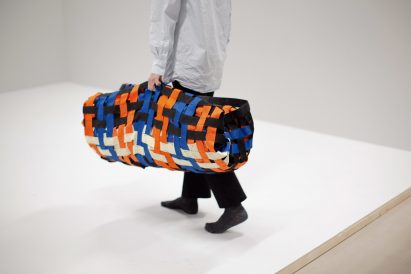 Shift sofa of the future by Form Us With Love and Samsung, folded up
