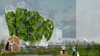 Visualisation showing outside urban wetlands