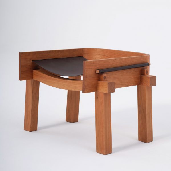 A wooden chair at Slow Spain